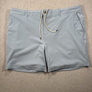 Faherty All Day Shorts Mens 42 Blue Hiking Chino‎ Lightweight Outdoor Casual